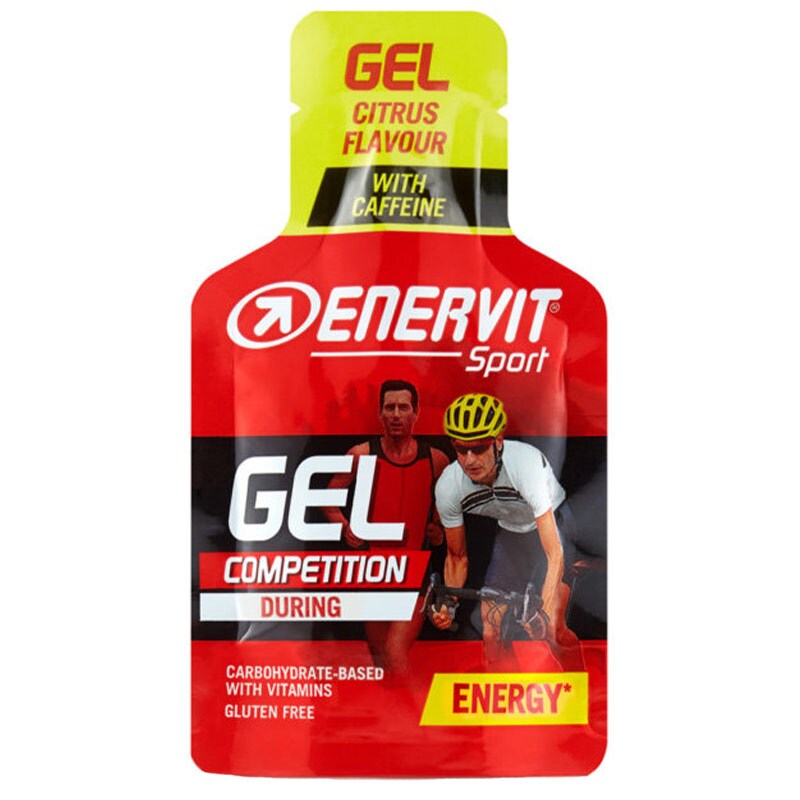 Enervit Sport - Energie-Gel 25 ml mit Koffein - Zitrusfrüchte