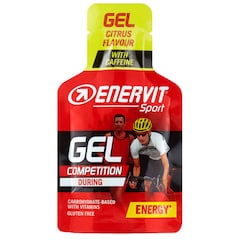 Enervit Sport - Energie-Gel 25 ml mit Koffein - Zitrusfrüchte