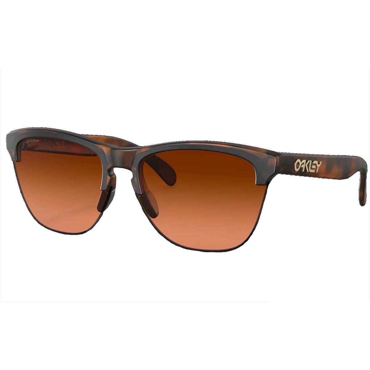 Oakley - Frogskins Lite Matte Brown Tortoise Prizm - Taktische Brille - Brown Gradient