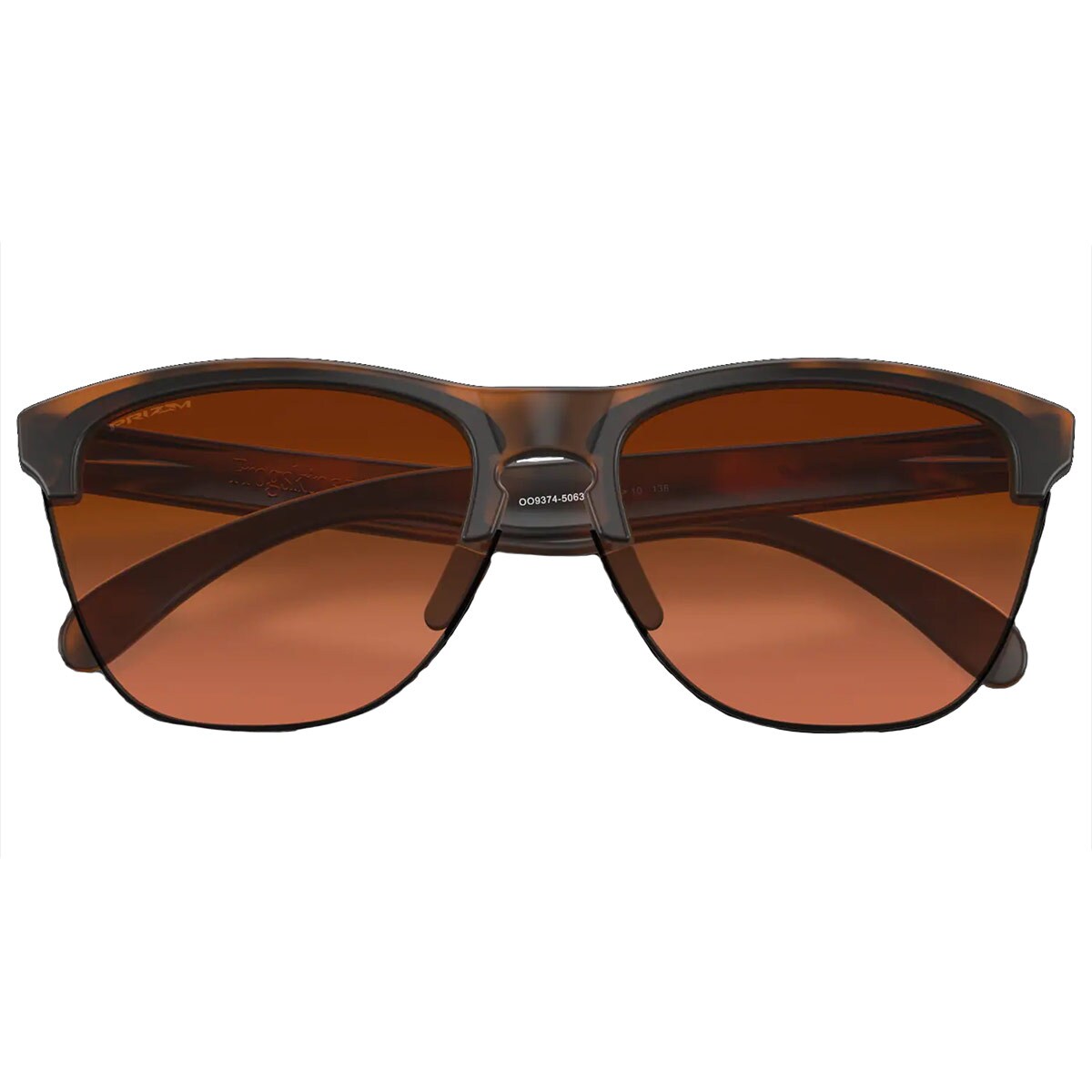 Oakley - Frogskins Lite Matte Brown Tortoise Prizm - Taktische Brille - Brown Gradient