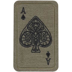 M-Tac - Ace of Spades - Aufnäher mit Pik-Ass-Kartesymbol - Ranger Green