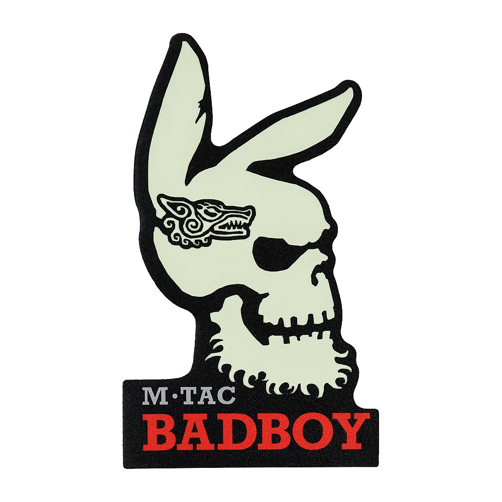 M-Tac - Bad Boy Tattoo -  Fluoreszierender Aufnäher - Black