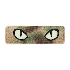M-Tac - Cat Eyes Type 2 Laser Cut - Fluoreszierender Aufnäher mit Katzenaugen-Symbol - Multicam/GID