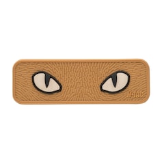 M-Tac - Cat Eyes - Fluoszierender 3D-Aufnäher mit Katzenaugen-Symbol - Coyote