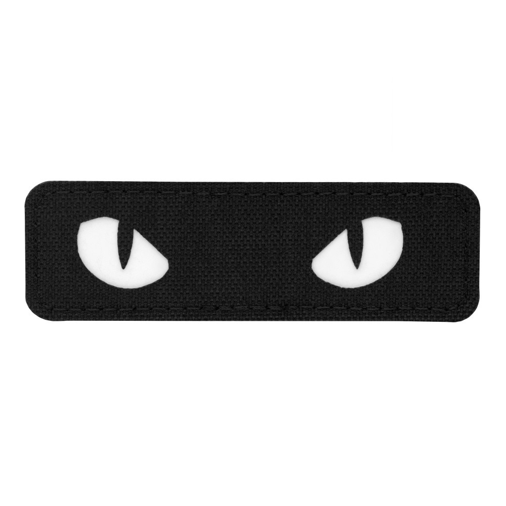 M-Tac - Cat Eyes - Fluoszierender 3D-Aufnäher mit Katzenaugen-Symbol - Black/GID