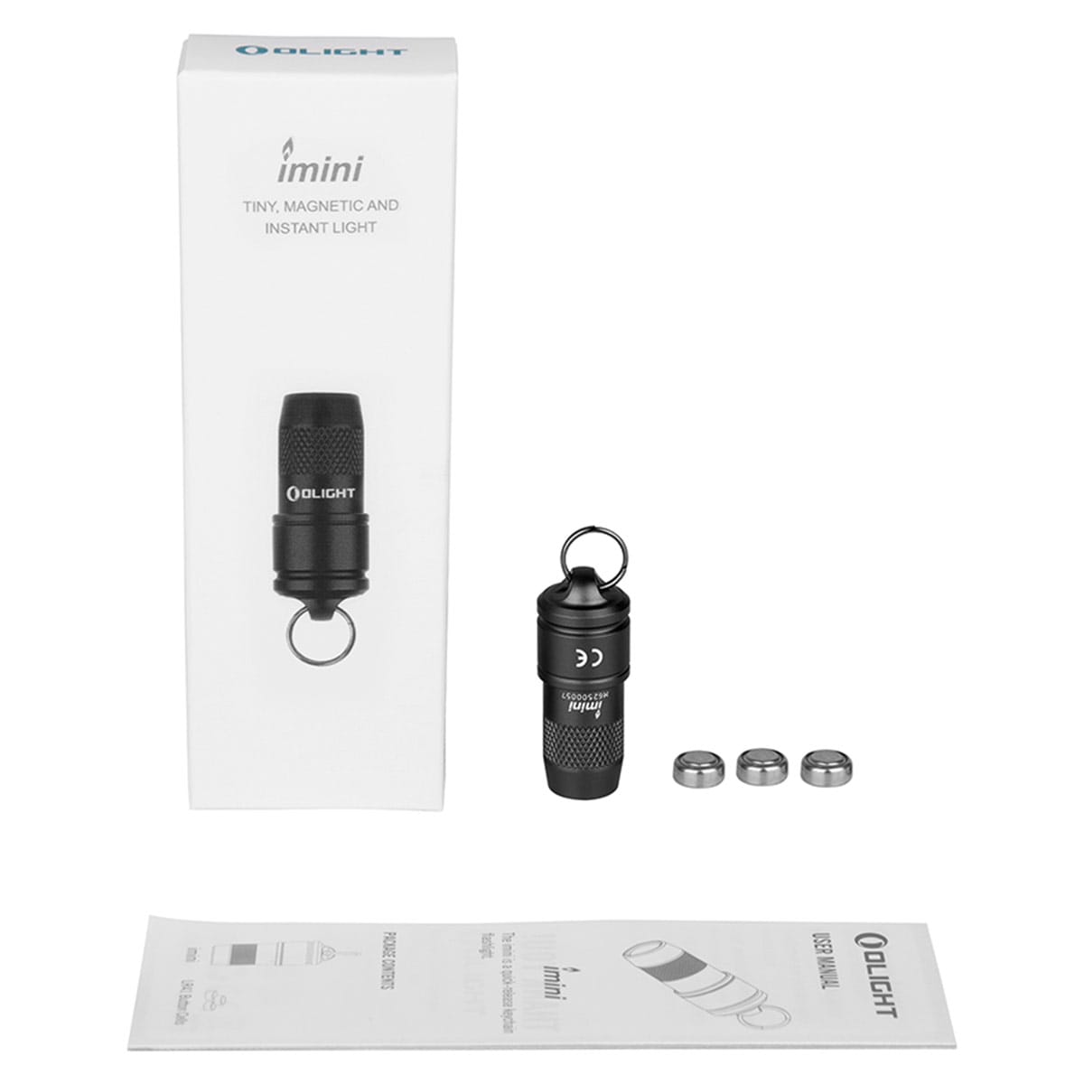 Olight - iMini - LED-Schlüsselbundlampe 10 Lumen - Black