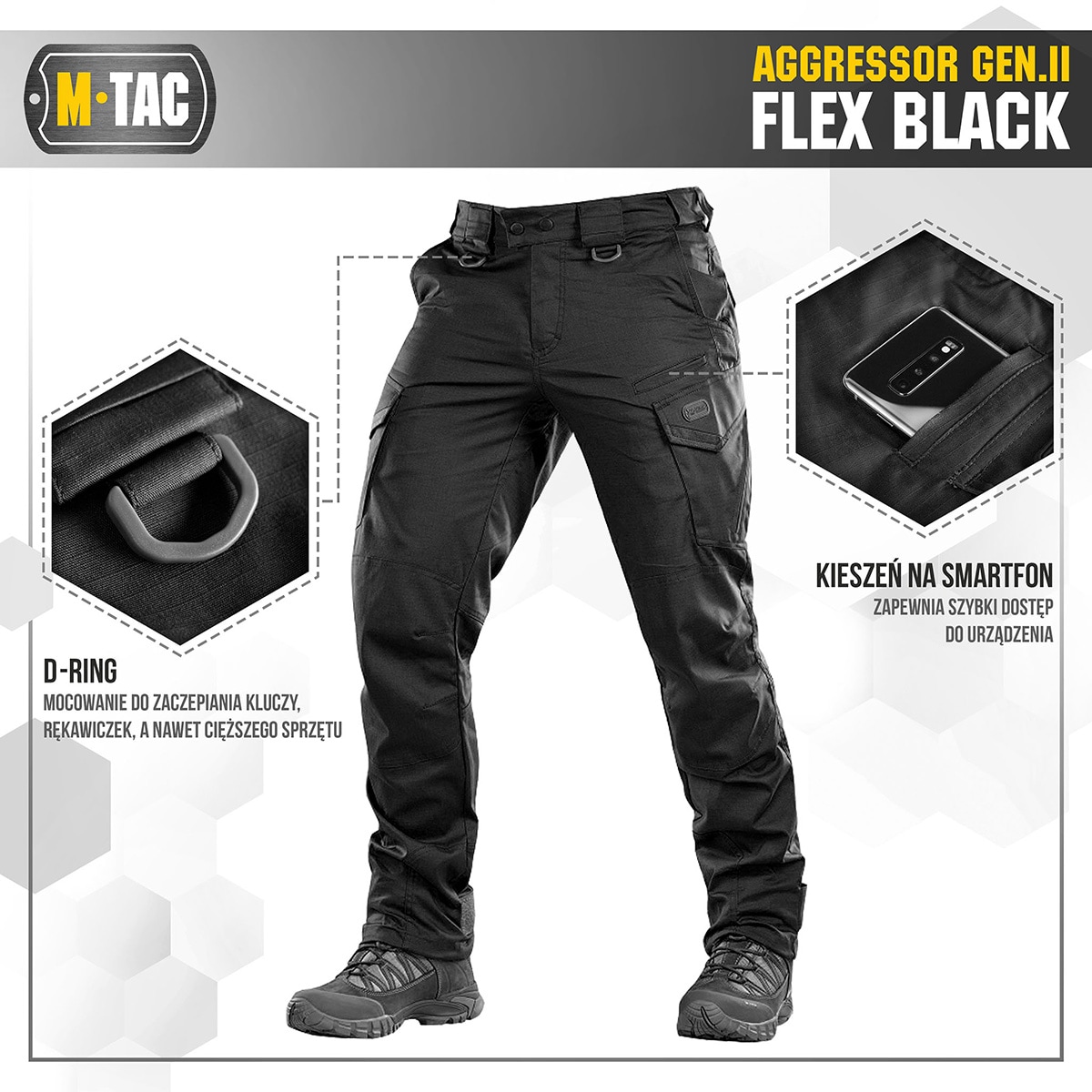 M-Tac - Aggressor Gen.II Flex - Taktische Hose - Black