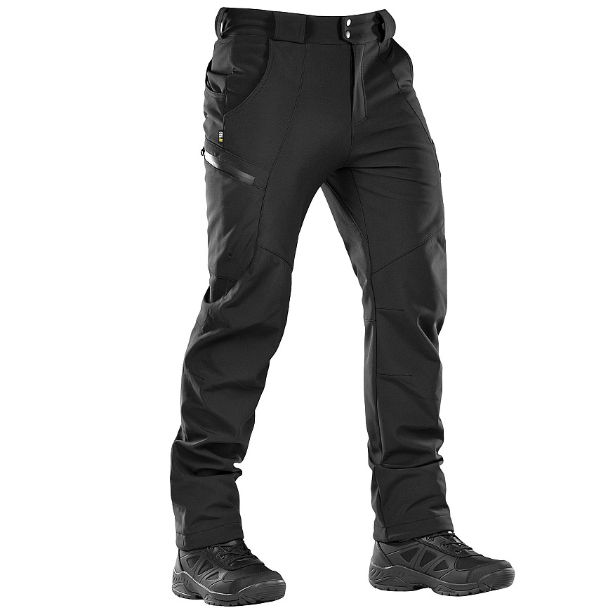 M-Tac - Softshell Winter - Taktische Hose - Black