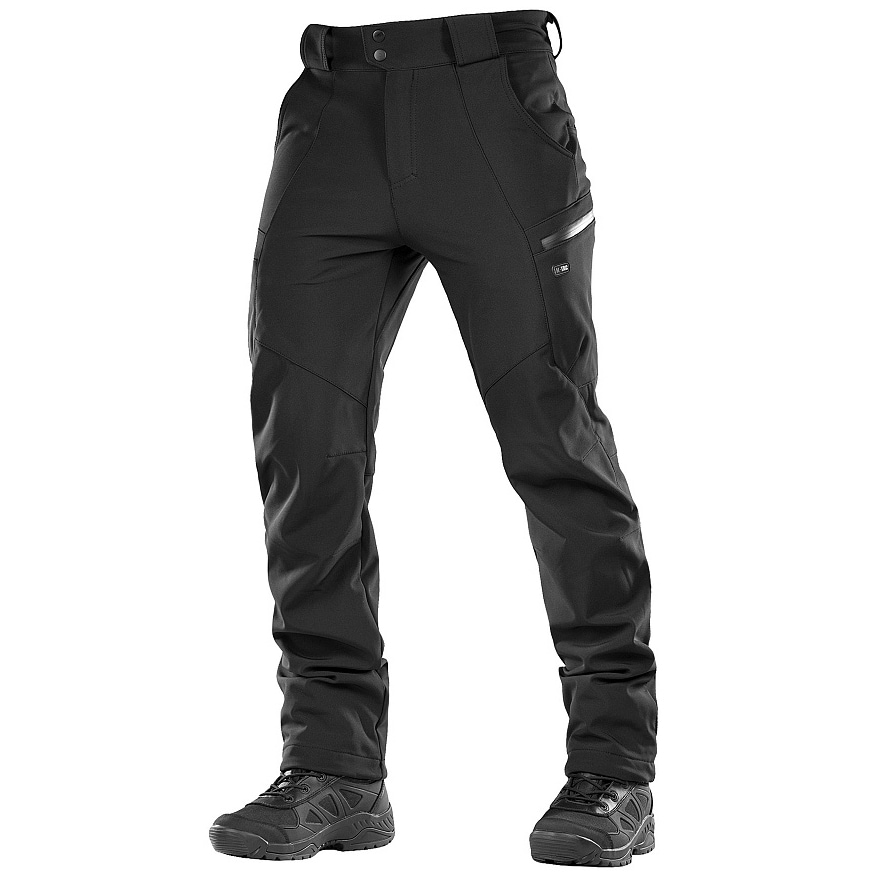 M-Tac - Softshell Winter - Taktische Hose - Black