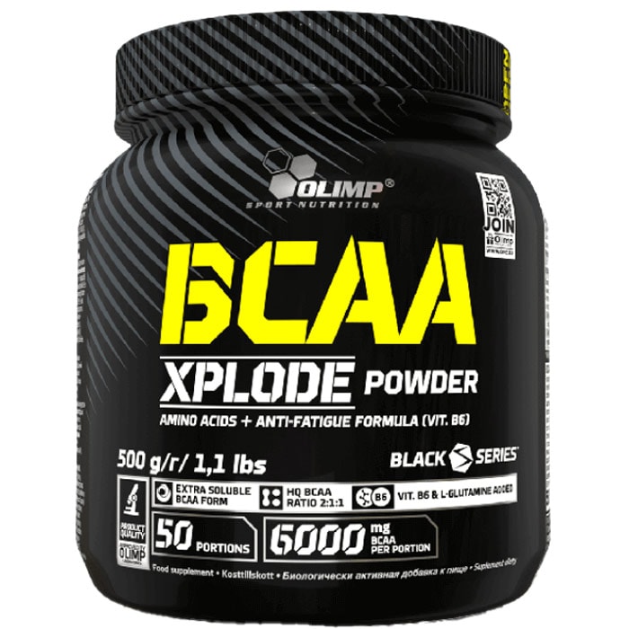 Olimp Sport Nutrition - Xplode Powder - Nahrungsergänzungsmittel - BCAA-Aminosäuren 500 g - Orange-Geschmack