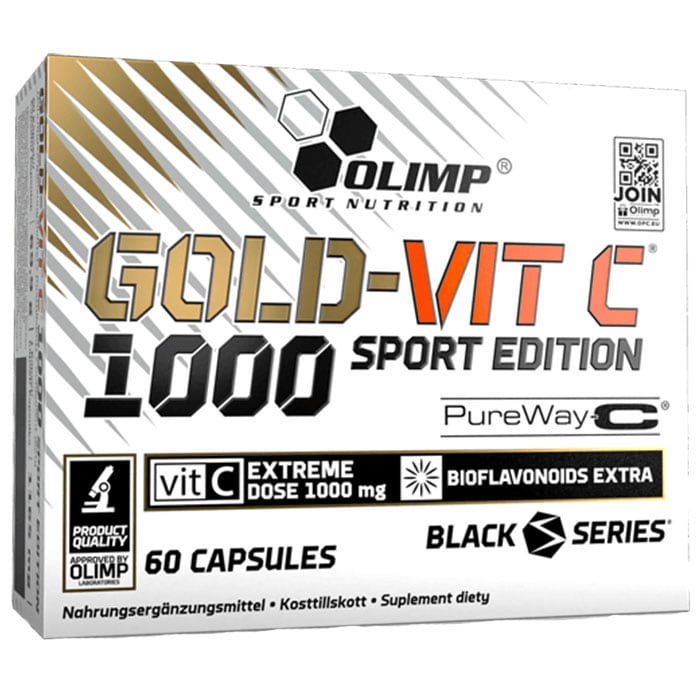 Olimp Sport Nutrition - Gold-Vit C 1000 Sport Edition - Hoher Vitamin C-Gehalt aus PureWay-C 60 Kapseln