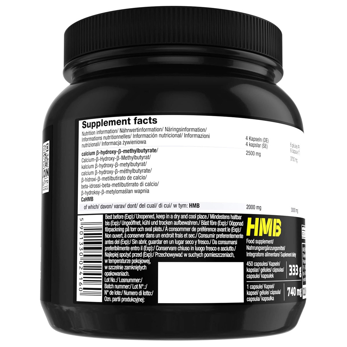 Olimp Sport Nutrition - HMB - Nahrungsergänzungsmittel - HMB-Aminosäure 625 mg - 450 Kapseln