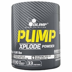 Olimp - Pump Xplode Powder - Nahrungsergänzungsmittel - Pre-Workout-Produkt für vor dem Training 300 g - Fruit Punch
