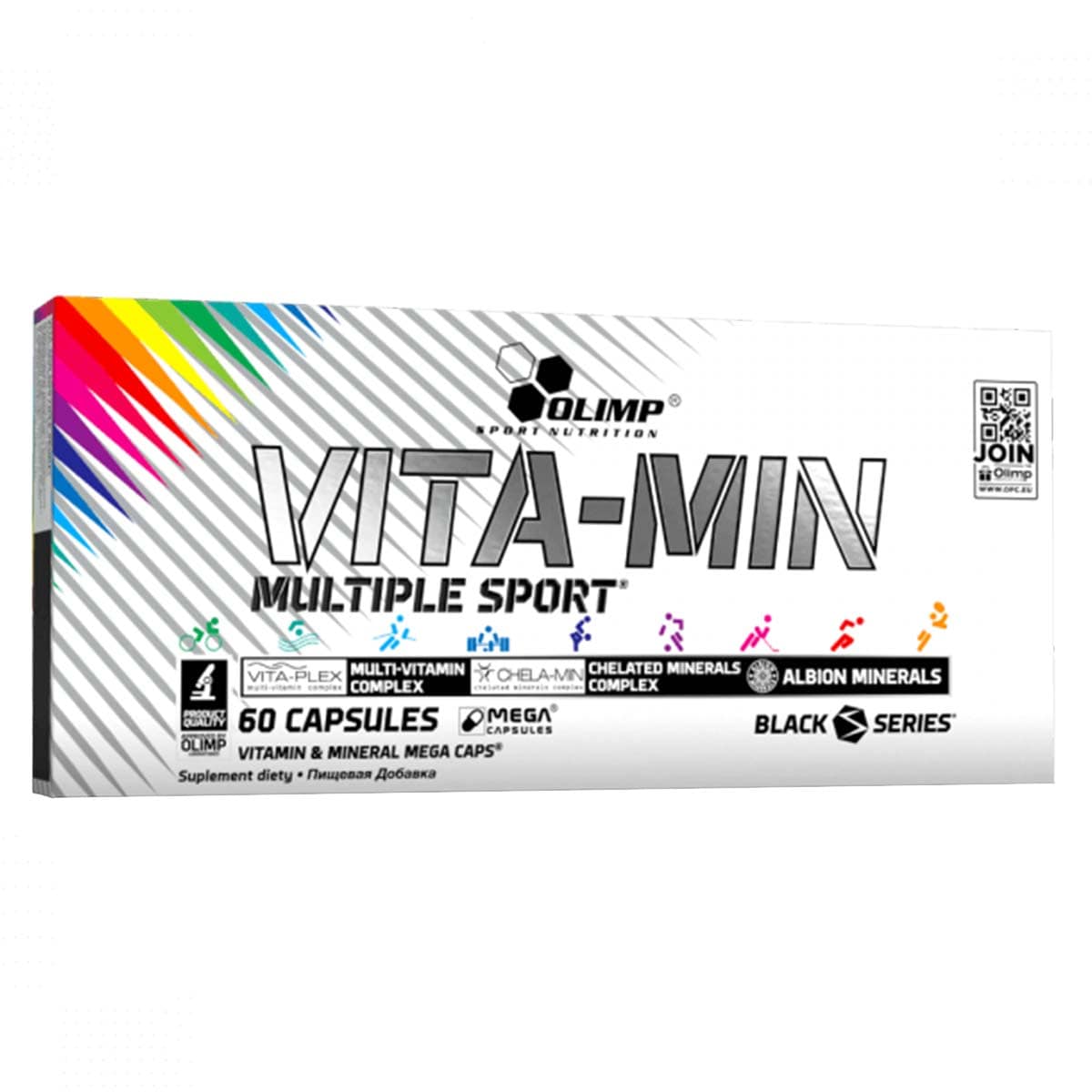 Olimp - Multiple Sport Mega Caps - Nahrungsergänzungsmittel - Vitamine und Mineralstoffe 60 Kapseln