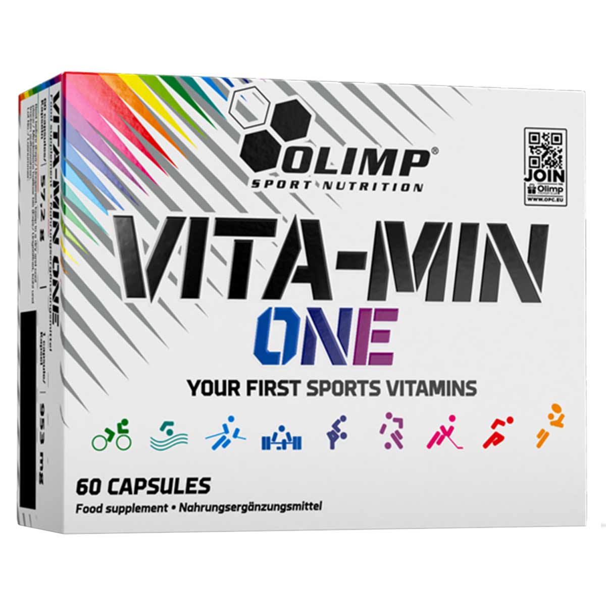 Olimp - Vita-Min One - Nahrungsergänzungsmittel - 2-in-1-Vitamine und Mineralien 60 Kapseln