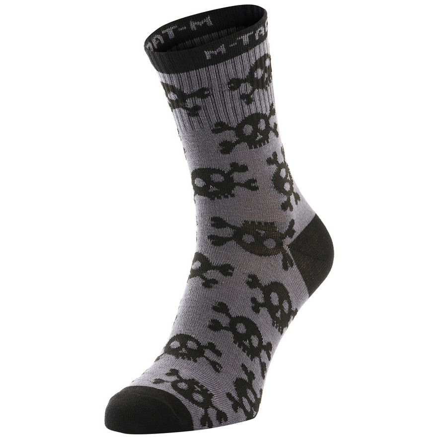 M-Tac - MK.3 Pirate Skull - Langsocken - Dark Grey