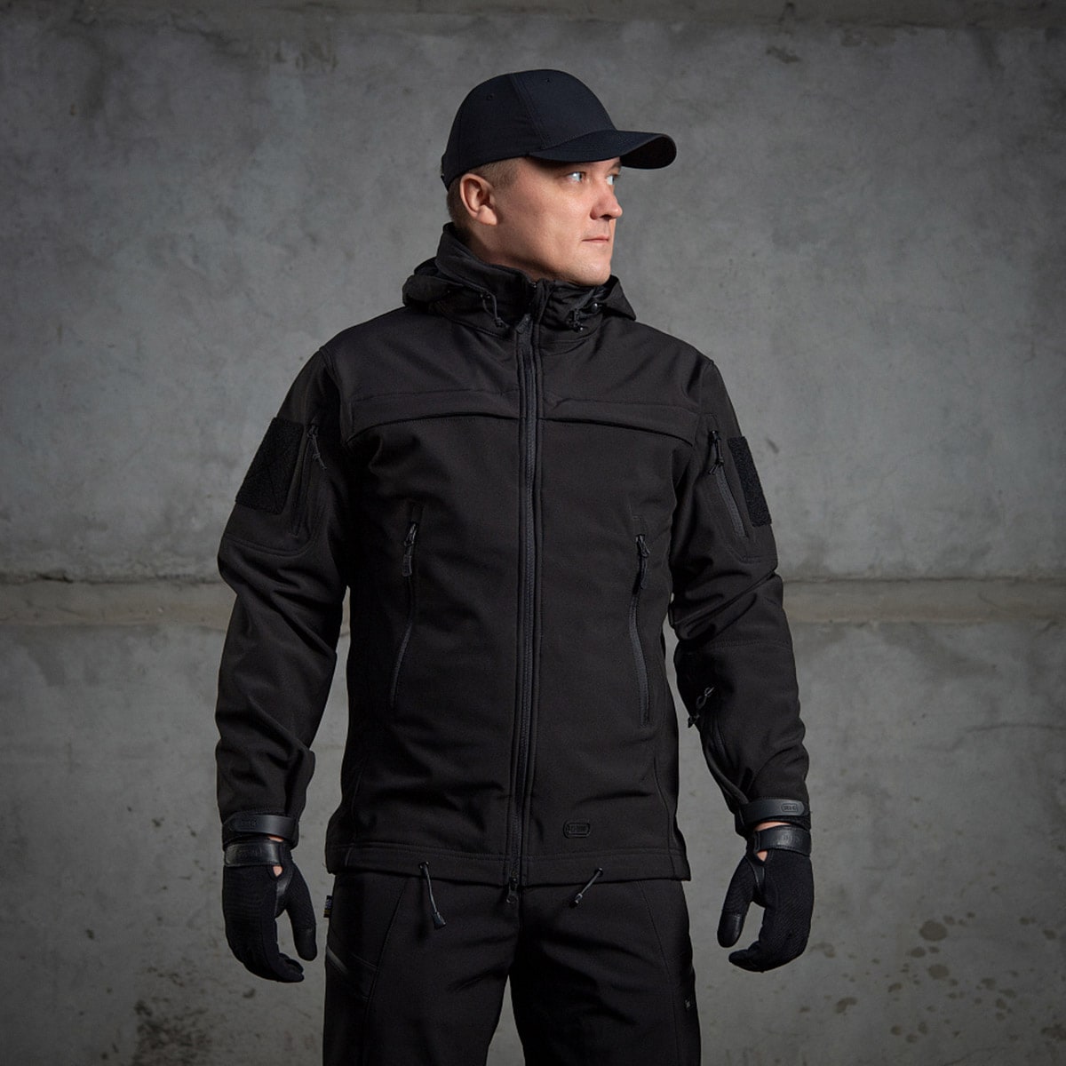 M-Tac - Softshell Police Softshelljacke - Black