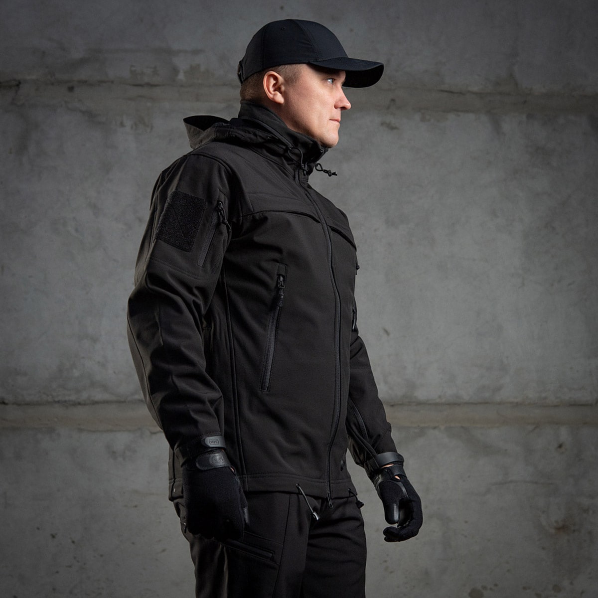 M-Tac - Softshell Police Softshelljacke - Black