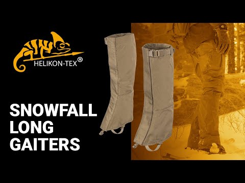 Helikon - Snowfall Long Gaiters - Gamaschen - Black