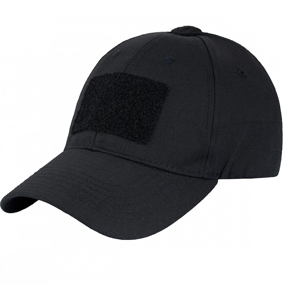 M-Tac - Baseball-Kappe Plus Velcro Flex Rip-Stop - Black