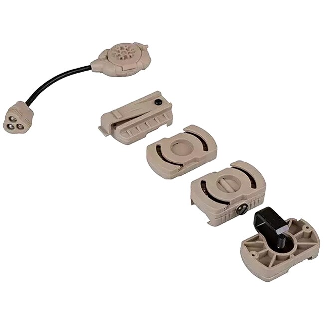 Night Evolution - Taktische Beleuchtung MLS3 Red - dark earth