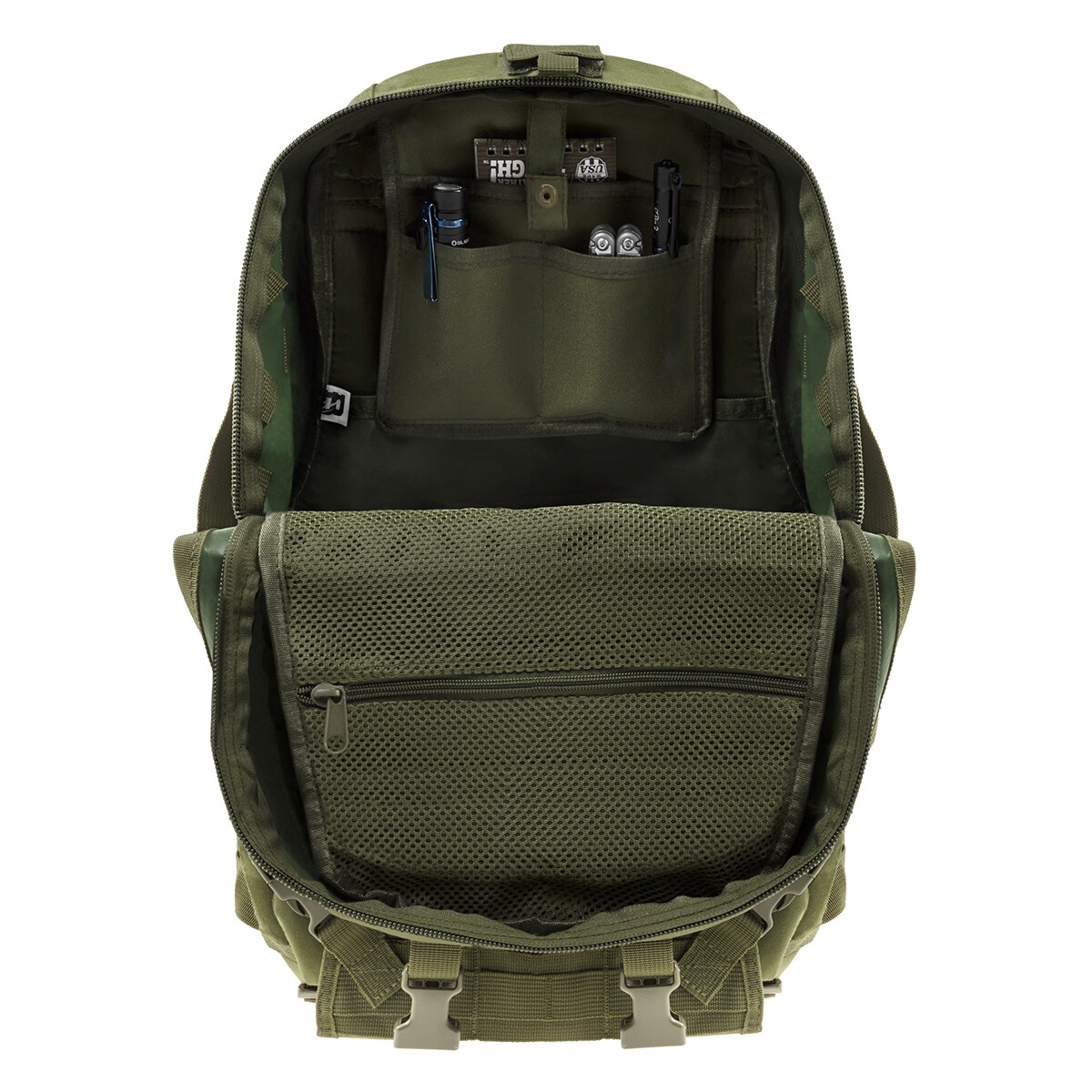 Badger Outdoor - Gunny Rucksack mit Helmhalterung 30 l - Olive