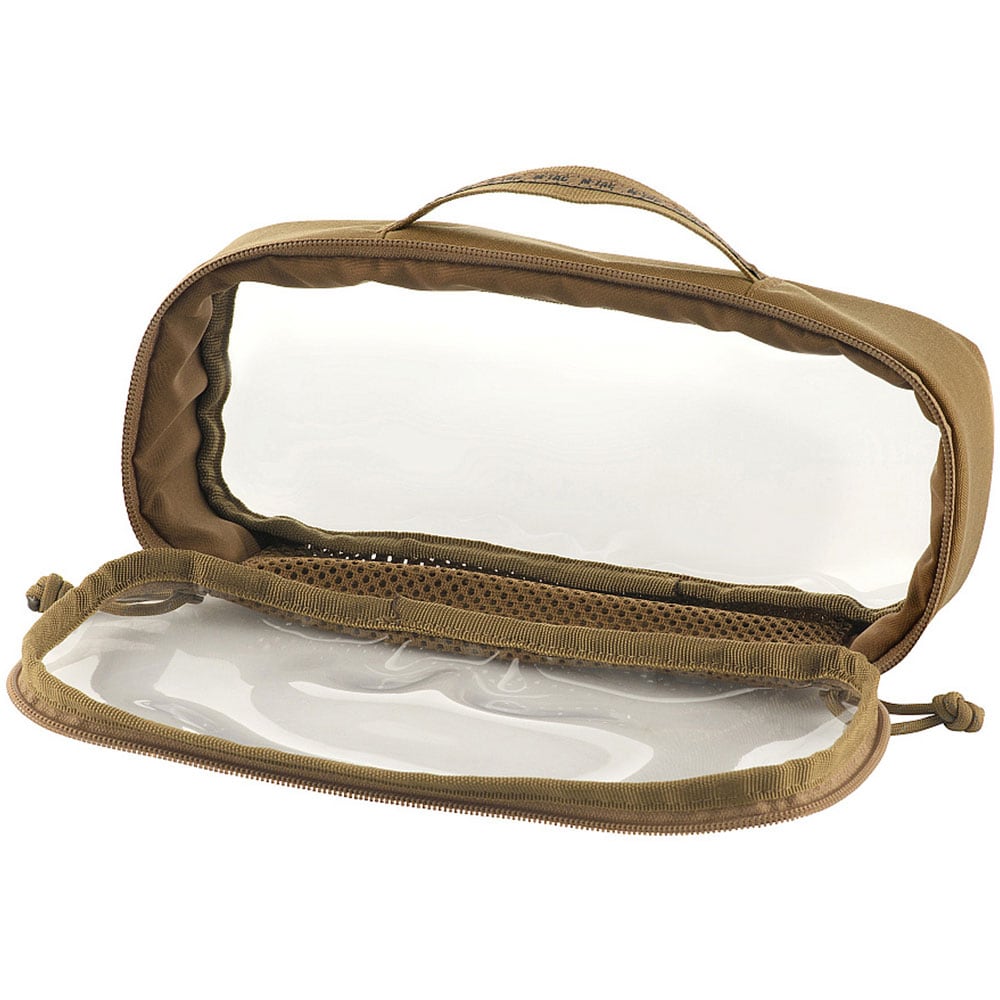 M-Tac - Elite Medium - Transparenter Organizer - Coyote