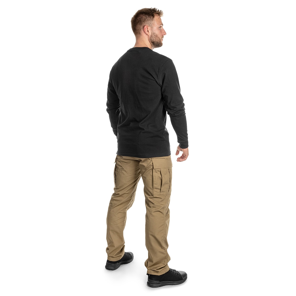 Carhartt - Heavyweight Longsleeve Pocket - Langarmshirt - Black