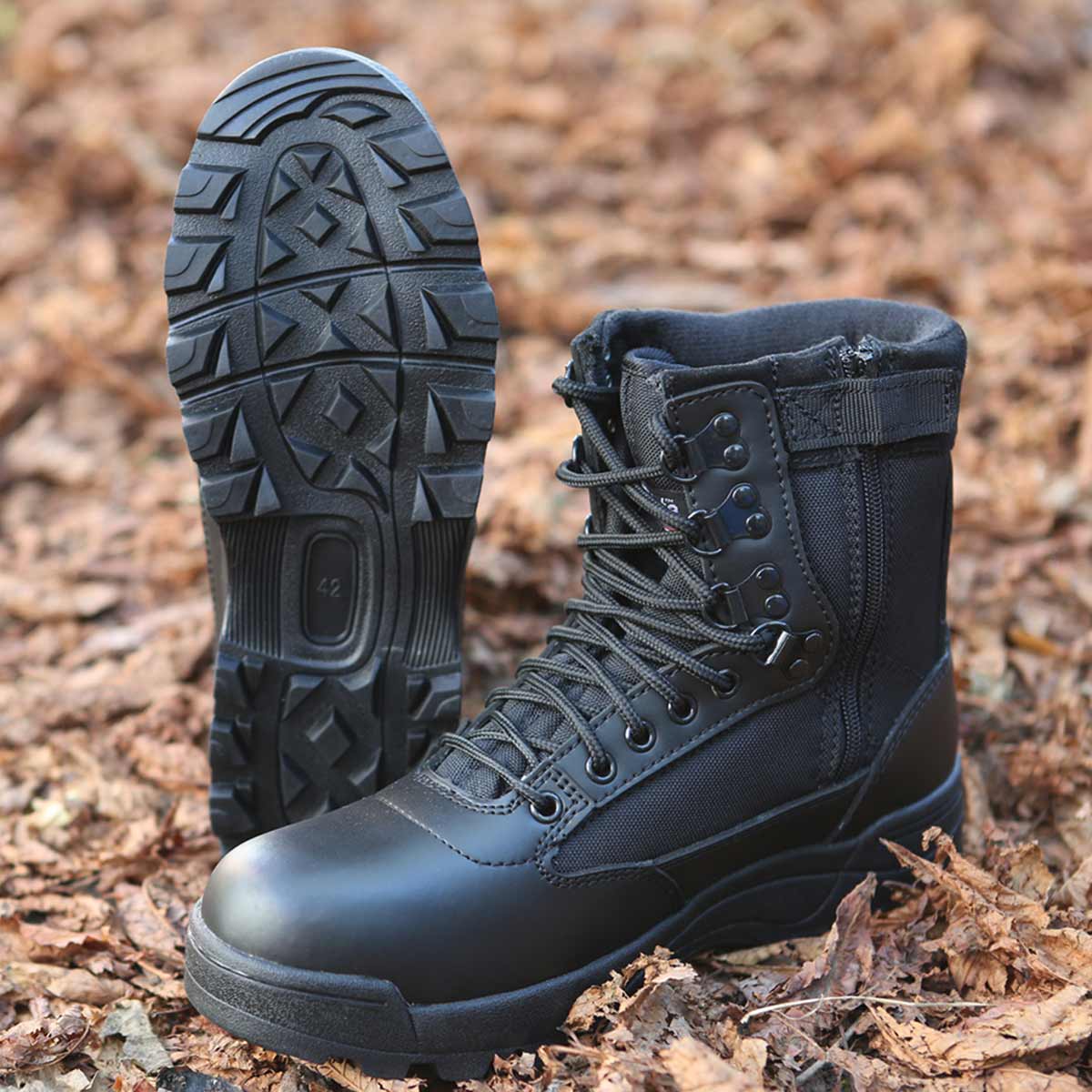 Brandit - Tactical Zipper Boots - Schuhe - Black 