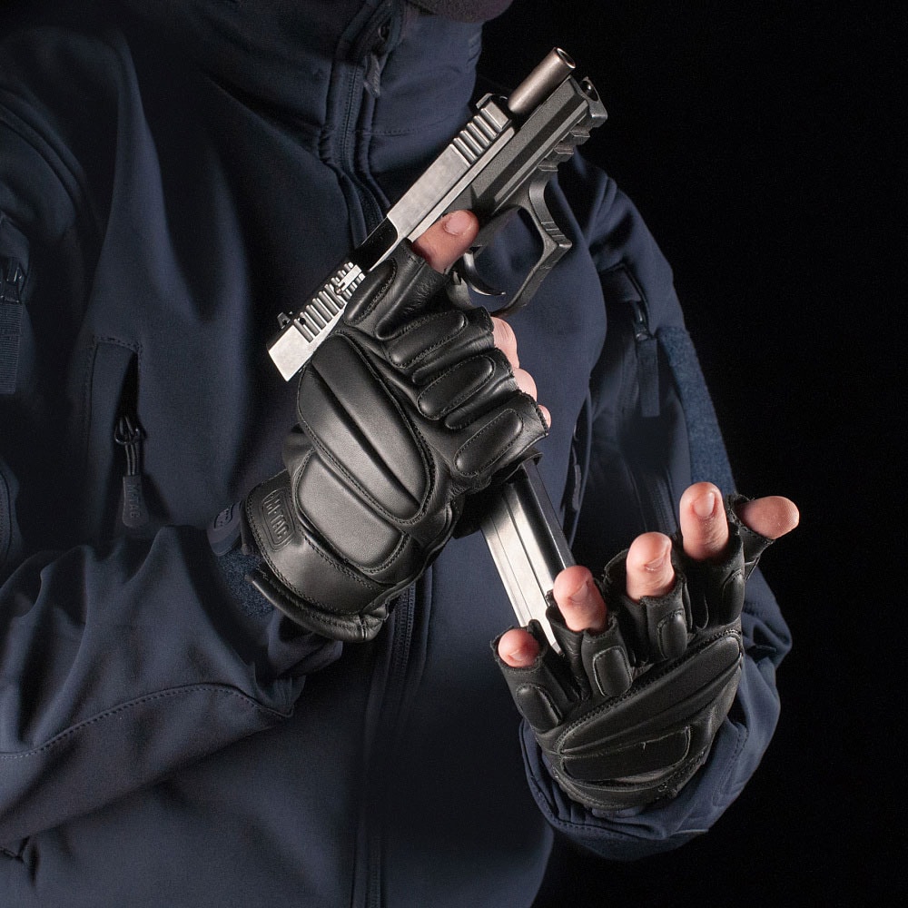 M-Tac - Assault Tactical Mk.1 - Fingerlose Einsatzhandschuhe - Black