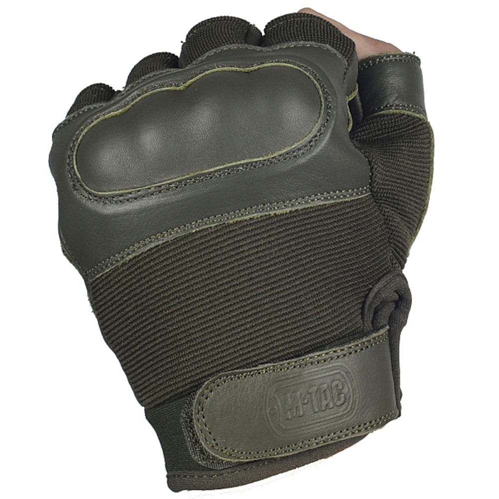 M-Tac - Assault Tactical Mk.4 - Fingerlose Einsatzhandschuhe - Olive