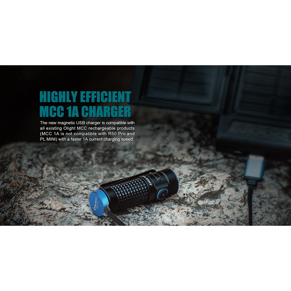 Olight - S1R II Baton Akku-Taschenlampe Black - 1000 Lumen