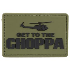3D-Aufnäher  - Get to the Choppa Olive