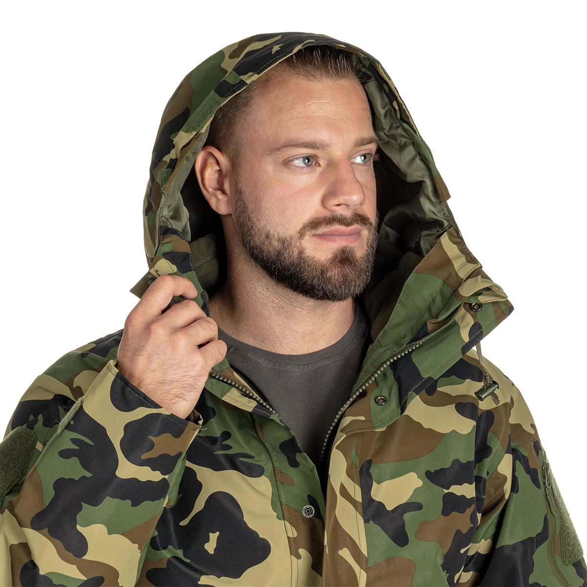 Mil-Tec - ECWCS Wet Weather Gen.II - Jacke mit Unterfutter - Woodland
