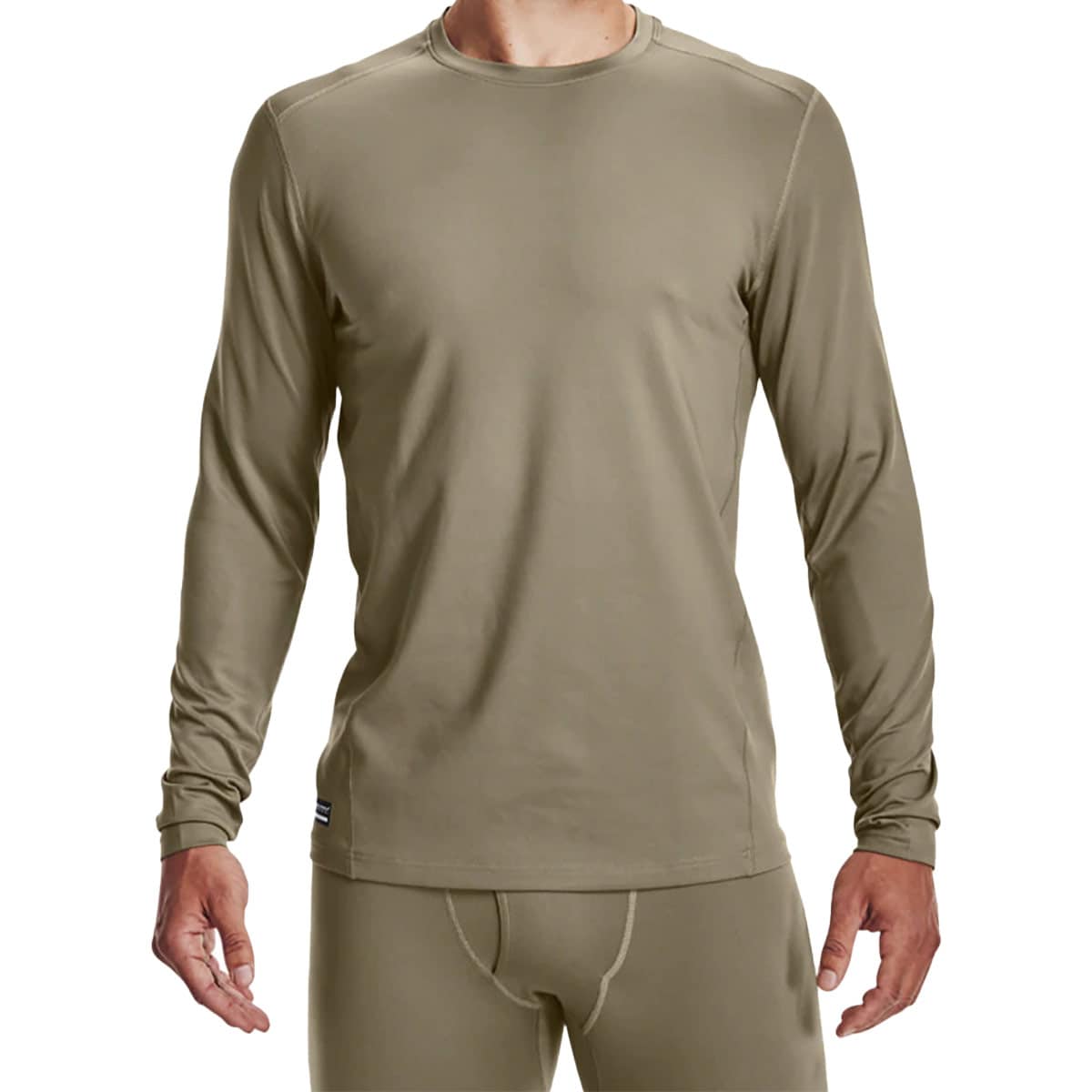 Under Armour - Tactical ColdGear Infrared Base Crew - Langarm-Hemd - Federal Tan