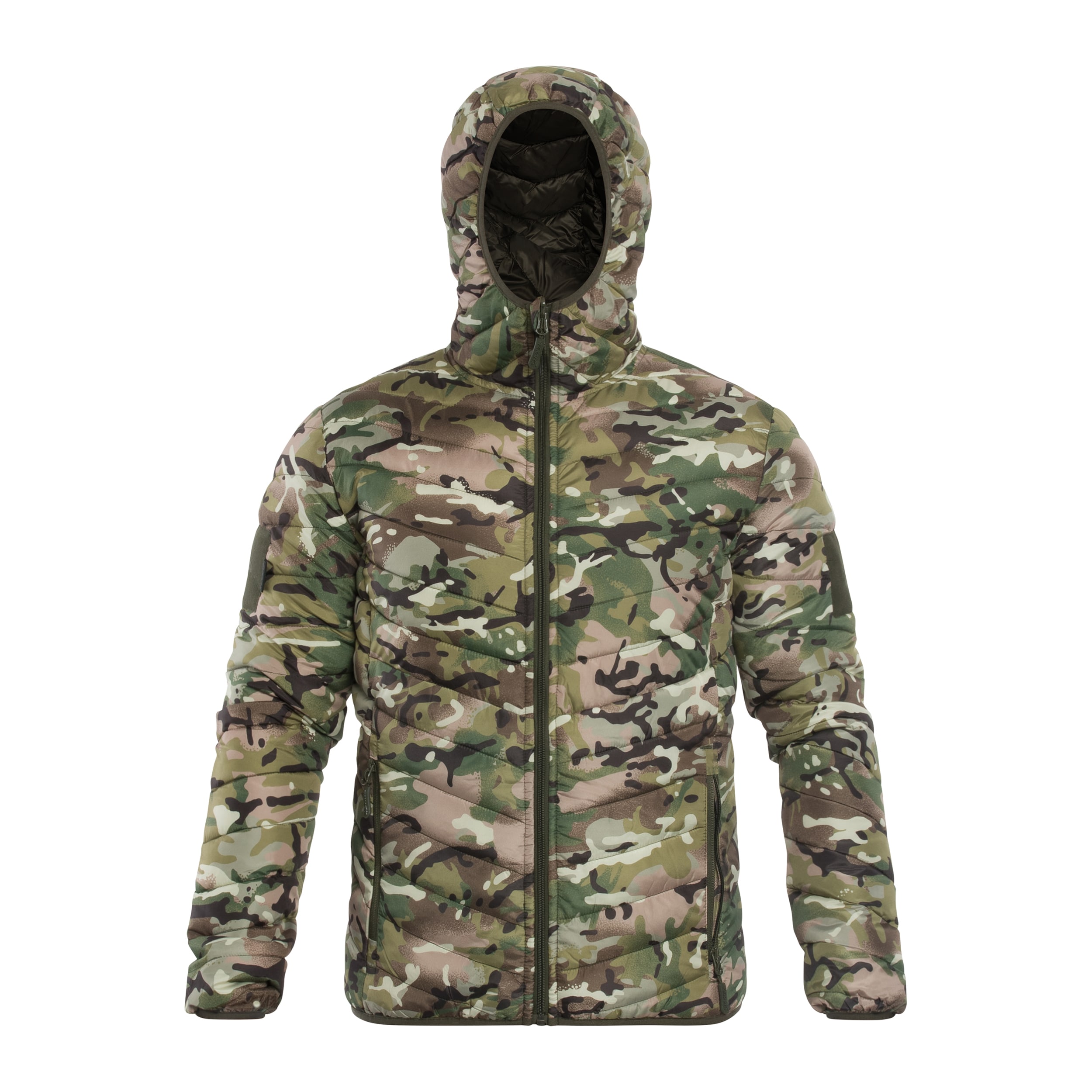 Texar - Reverse Wendbare Daunjacke - Olive/Arid MC Camo