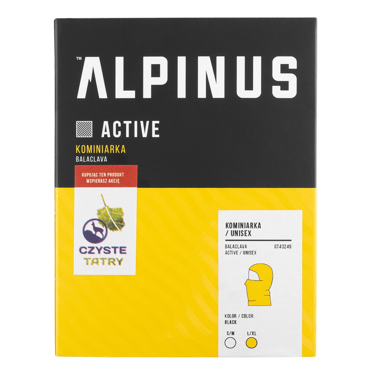 Alpinus - Active - Thermo-Sturmhaube - Black