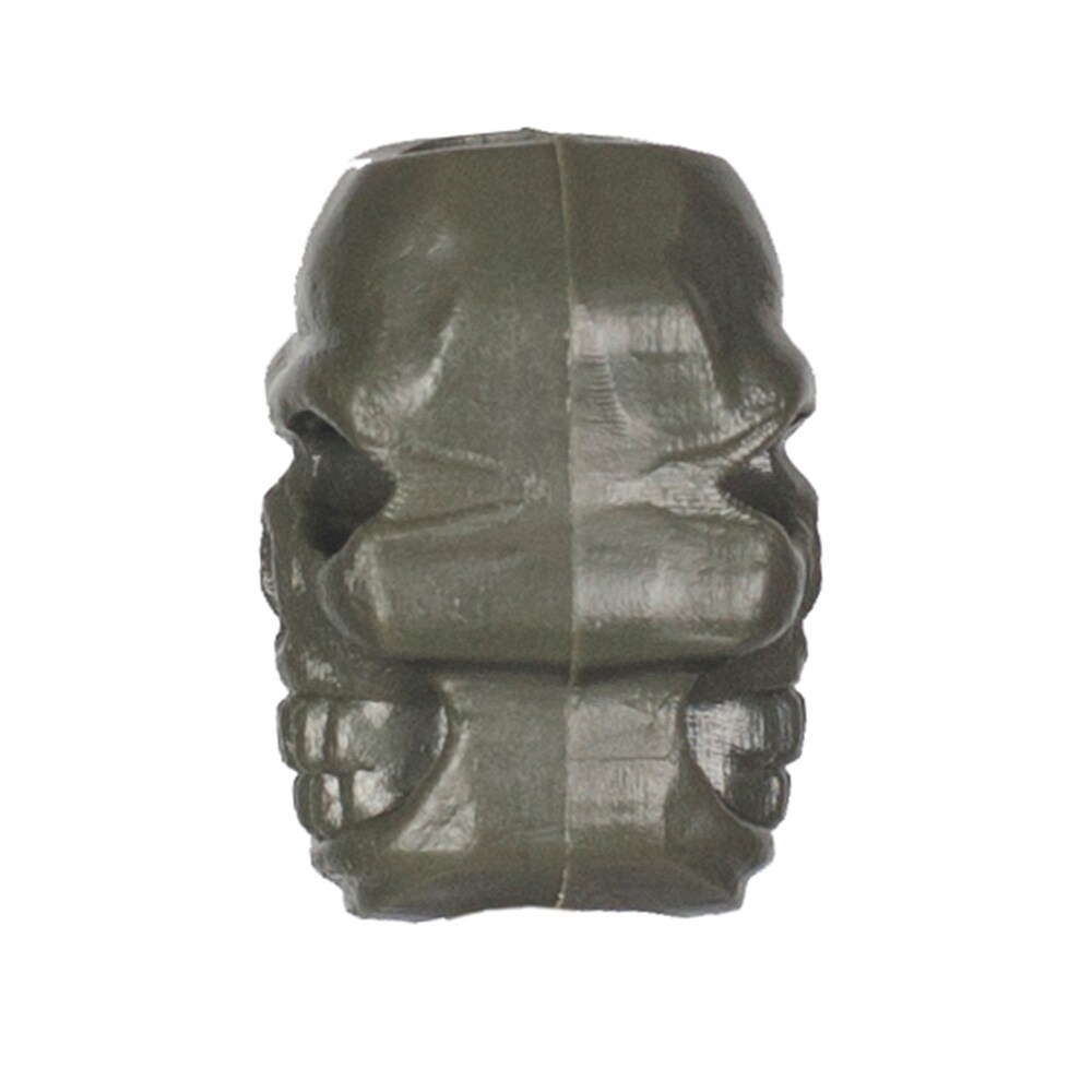 M-Tac - Skull - Perle in Form eines Totenkopfs - Olive