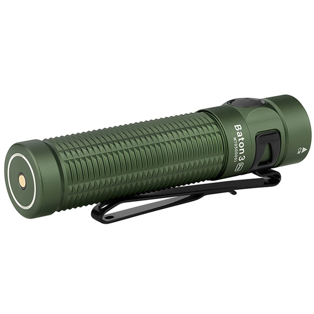 Olight - Baton 3 Pro Cool White - Akku-Taschenlampe - OD Green - 1500 Lumen