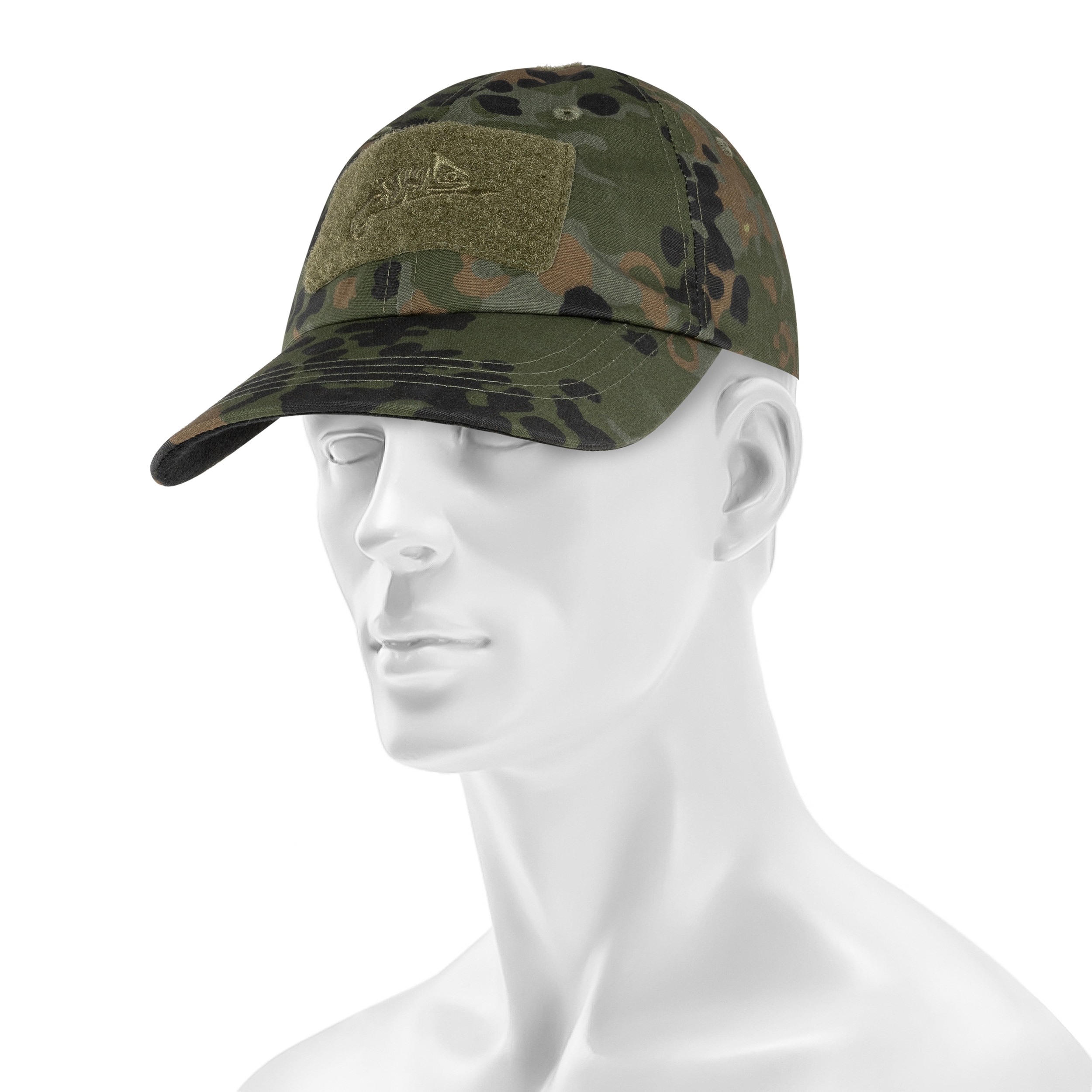 Helikon - PolyCotton Ripstop - Basecap mit Klettflächen - Flecktarn