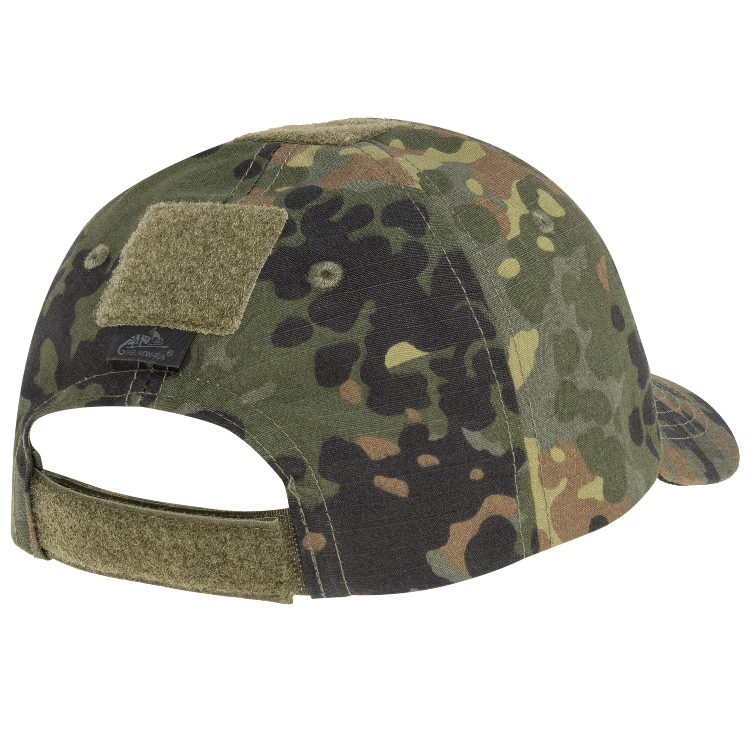 Helikon - PolyCotton Ripstop - Basecap mit Klettflächen - Flecktarn