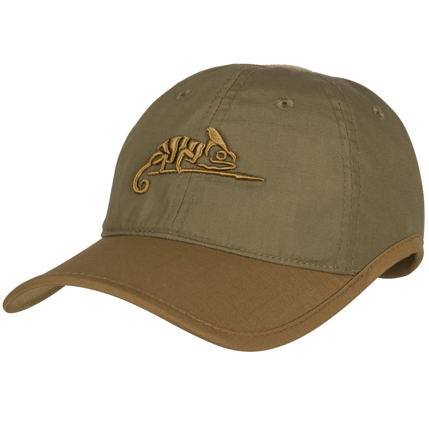 Helikon - Logo PolyCotton Ripstop - Basecap - Adaptive Green/Coyote