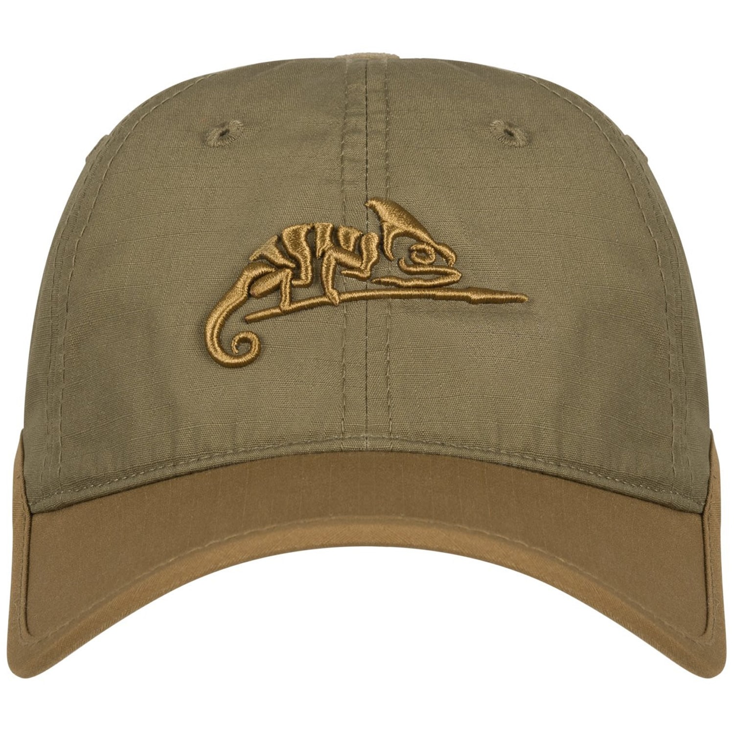 Helikon - Logo PolyCotton Ripstop - Basecap - Adaptive Green/Coyote