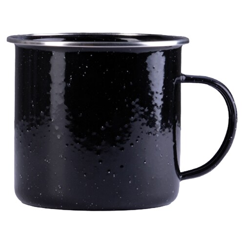 Mil-Tec - Western - Stahlbecher 0,35 l - Black
