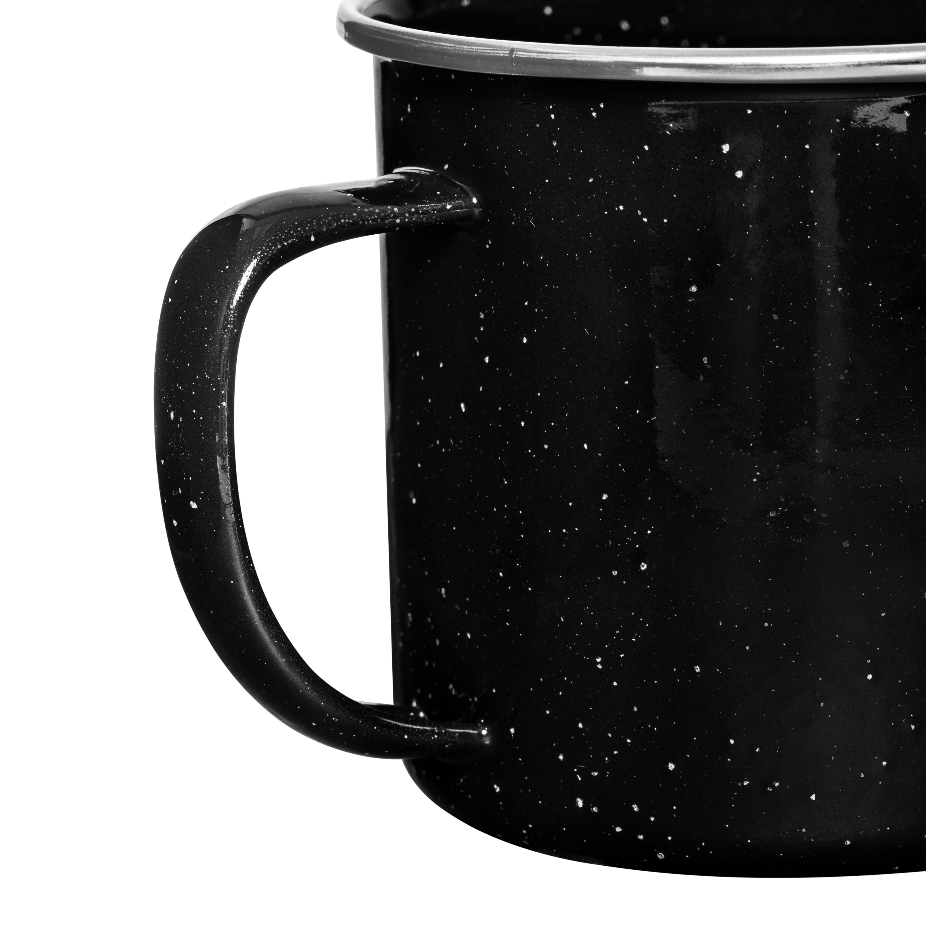 Mil-Tec - Western - Stahlbecher 0,35 l - Black