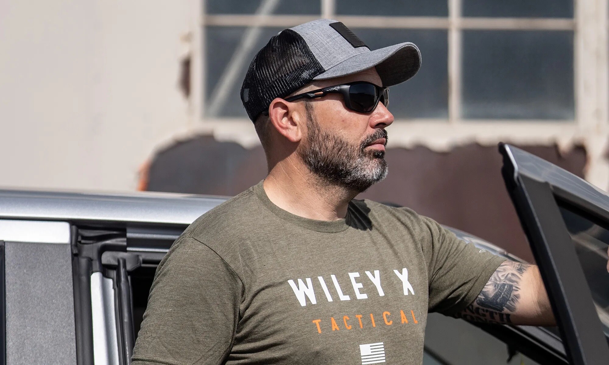 Wiley X - Aspect - Taktische Schutzbrille - Smoke Grey/Matte Black