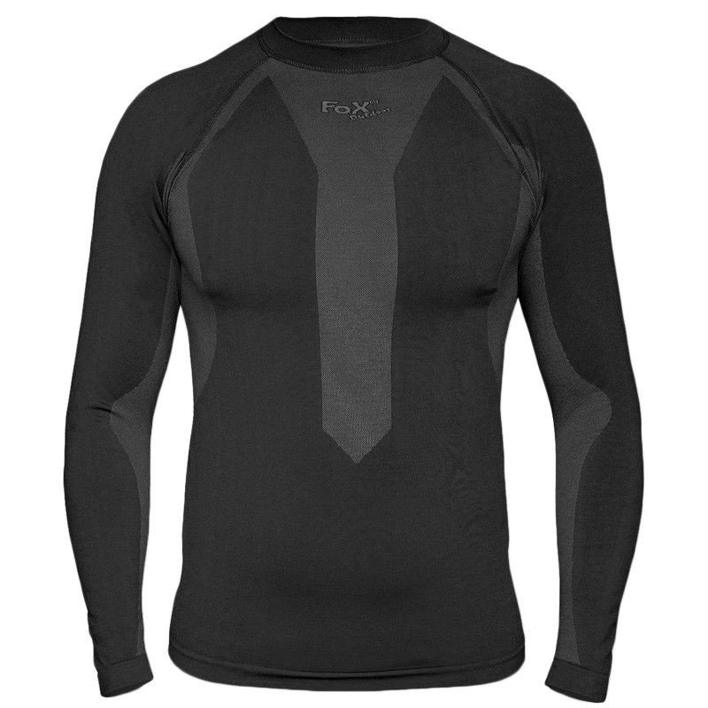 MFH - Fox Outdoor - Thermoshirt - Black