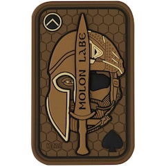 M-Tac - Molon Labe PVC - Aufnäher - Coyote