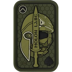 M-Tac - Molon Labe - PVC Aufnäher - Olive