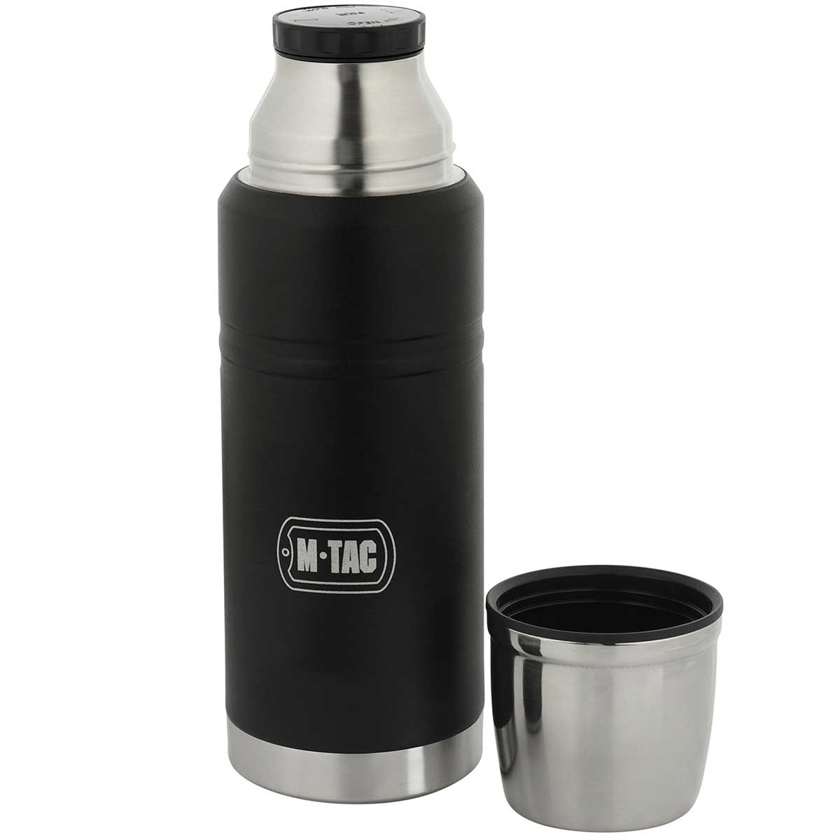 M-Tac - Thermoskanne aus Edelstahl 750 ml - Black